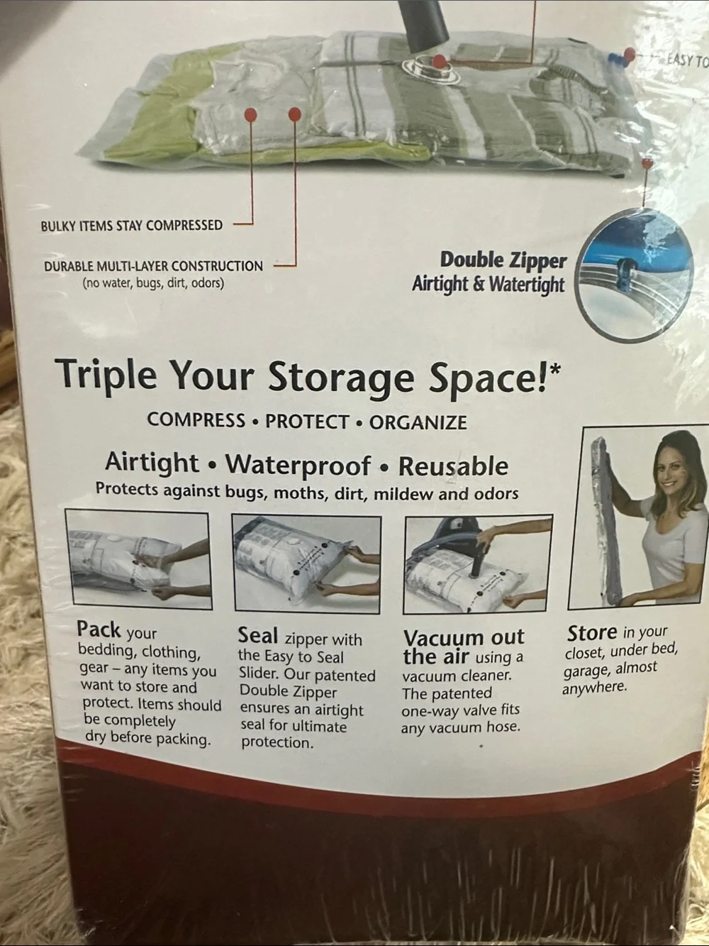 Ziplock contains large